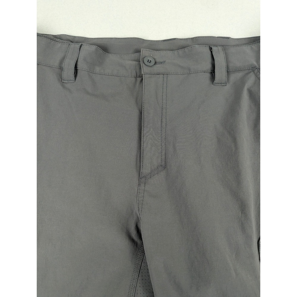 Huk Fishing Shorts Mens XXL Grey Performance Cargo Quick Dry H2000011 P000733 - Picture 4 of 13